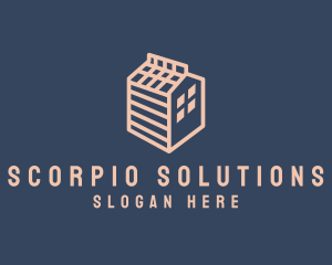 Cabin House Carton logo design