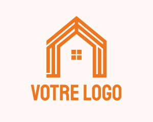 Cabin - Home Construction Broker logo design