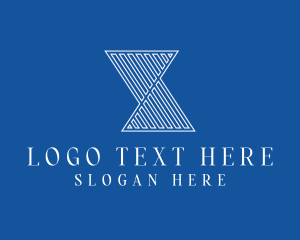 Bow Tie - Hourglass Geometric Company logo design