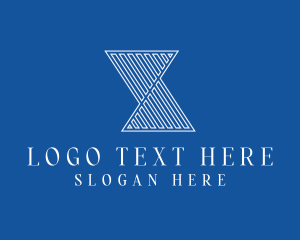 Company - Hourglass Geometric Company logo design