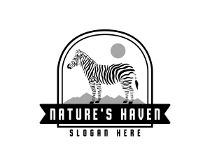 Wildlife - Wildlife Zebra Safari logo design