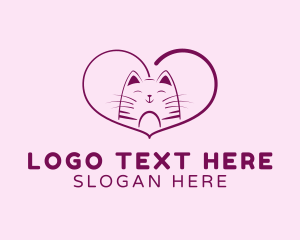 Animal Shelter - Heart Feline Shelter logo design