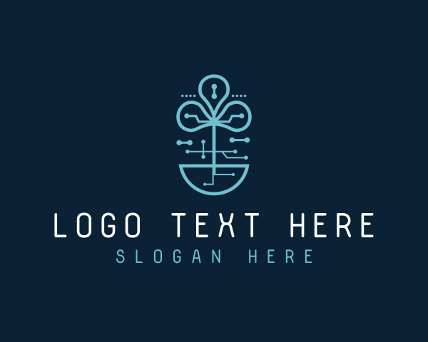 Scientific - Biotech Plant Science logo design