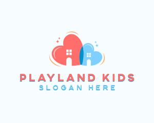 Heart Kindergarten Preschool logo design