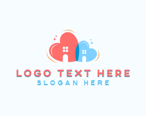 Heart Kindergarten Preschool logo design