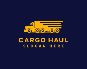 Logistics Truck Express logo design