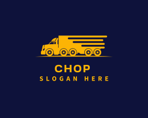 Trailer - Logistics Truck Express logo design