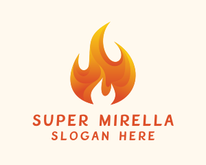 Energy Flame Fuel Logo