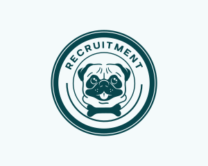Cute - Dog Pug Veterinary logo design