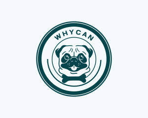 Veterinary - Dog Pug Veterinary logo design