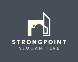 Home Building Apartment Logo