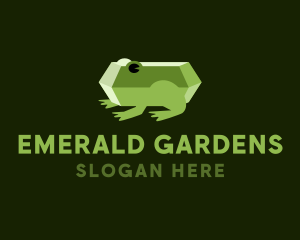 Emerald - Emerald Gem Frog logo design