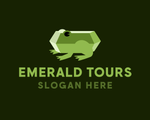 Emerald Frog Toad logo design