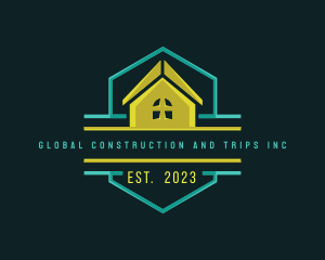 Residence - Realty House Contractor logo design