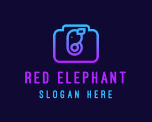 Wildlife Elephant Camera  logo design