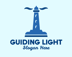 Lighthouse Squeegee Tower logo design