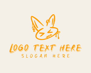 Street Art - Bunny Street Art logo design