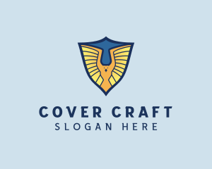 Cover - Eagle Shield Security logo design