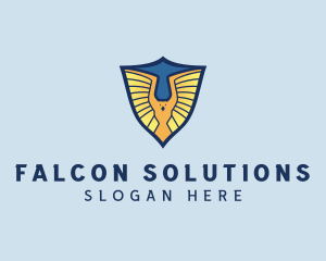 Eagle Shield Security logo design