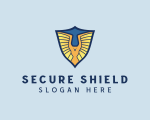 Eagle Shield Security logo design