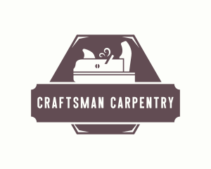 Carpenter - Hand Plane Carpenter logo design
