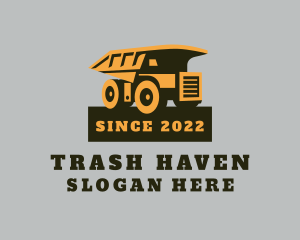 Heavy Duty Dump Truck logo design