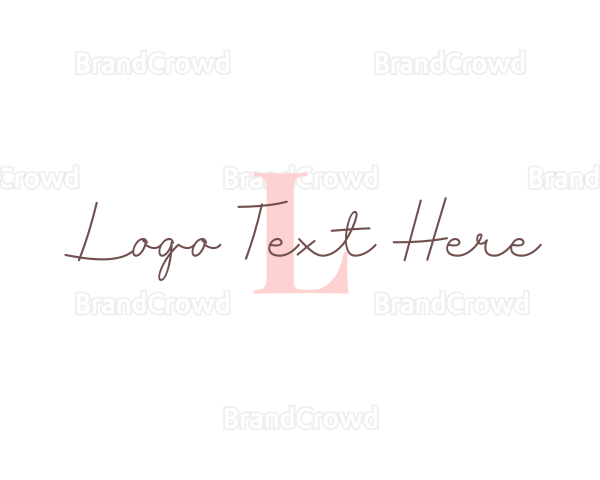 Feminine Cursive Business Logo