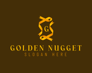 Golden Generic Ribbon  logo design