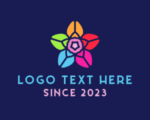 Event Styling - Stained Glass Flower logo design