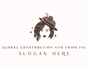 Sophisticated - Woman Fashion Hat logo design