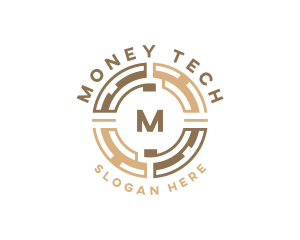 Fintech - Tech Fintech Currency logo design