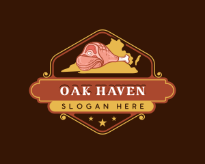 Ham Virginia Meat Logo