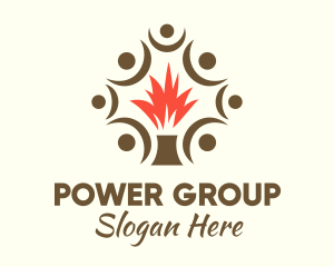 Group - Torch Unity Foundation logo design