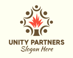 Cooperation - Torch Unity Foundation logo design