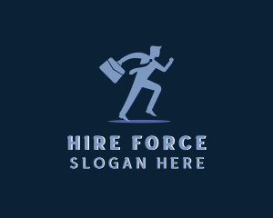 Employer - Running Corporate Employee logo design