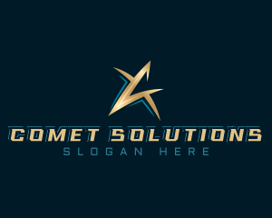 Comet - Astral Star Cosmos logo design