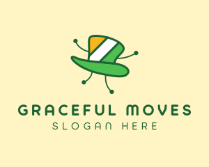 Dancing Leprechaun Hat  logo design