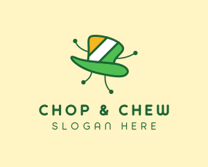 Costume Designer - Dancing Leprechaun Hat logo design