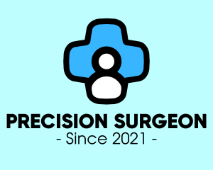 Surgeon - Medic Human Cross logo design