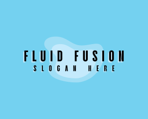 Liquid Blob Fluid logo design