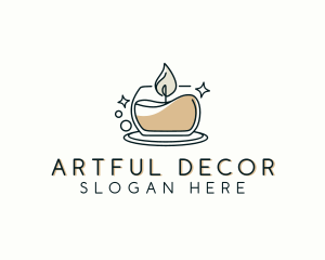 Candle Home Decor logo design