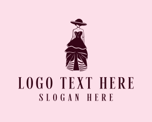 Runway - Elegant Fashion Gown logo design