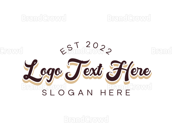 Bakery Script Wordmark Logo