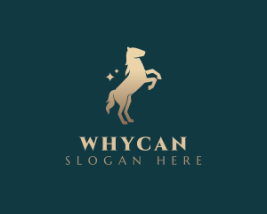 Wildlife Sanctuary - Horse Pony Silhouette logo design