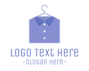 Laundry - Hanger Collar Polo logo design