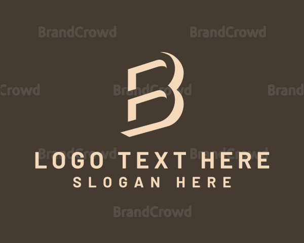Professional Media Brand Letter B Logo