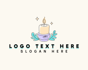 Souvenir - Relaxing Wax Candle logo design