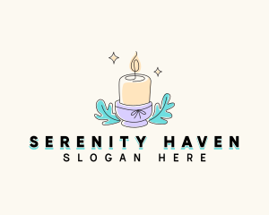 Relaxation - Relaxing Wax Candle logo design