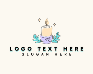 Aromatherapy - Relaxing Wax Candle logo design