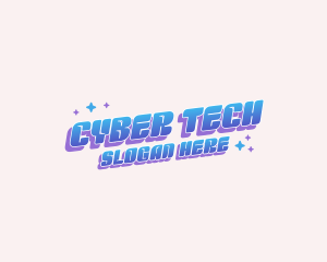 Cyber - Cute Cyber Star logo design